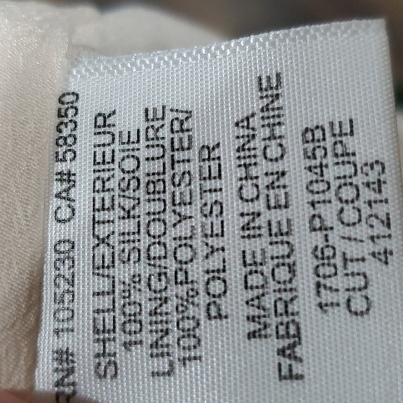 Joie silk floral lined drawstring casual pants with pockets - Picture 9 of 9